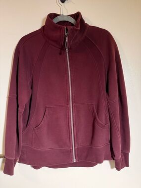 lululemon athletica Burgundy Full-Zip Jacket